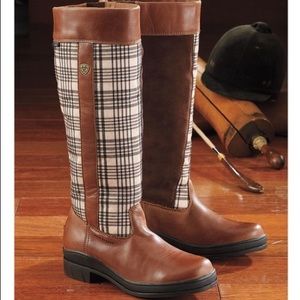 Ariat tall plaid boots waterproof